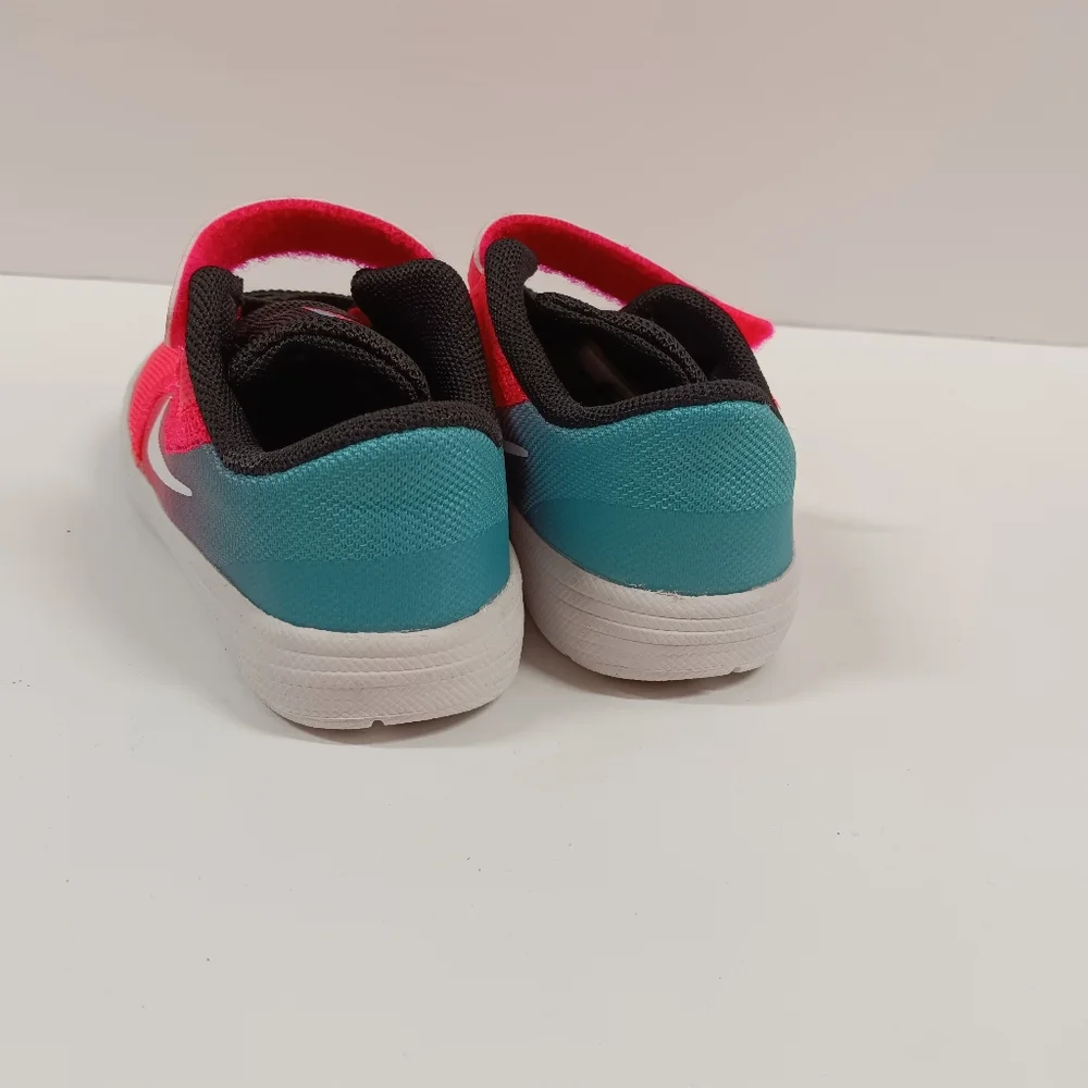 Nike Revolution 3 Toddler Sneakers Racer Pink & Chloribe Blue Size 6C